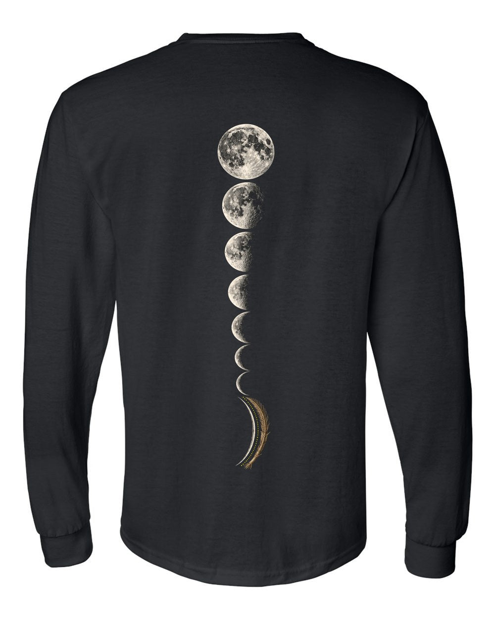 Old Date Stalk 36:39 Ayat Tee Long Sleeve Black back