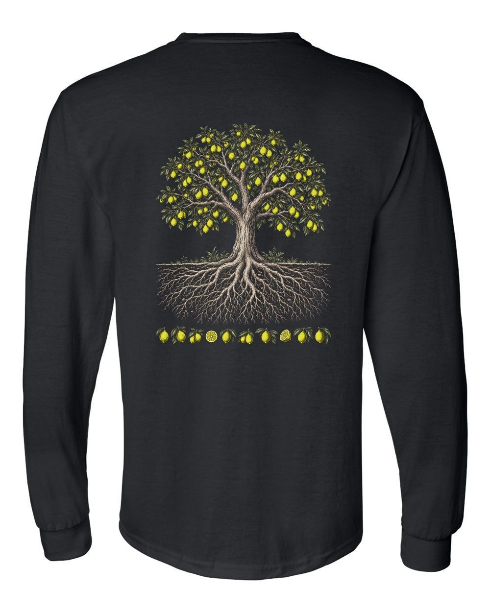 The Good Tree 14:24–25 Ayat Tee Long Sleeve Black back