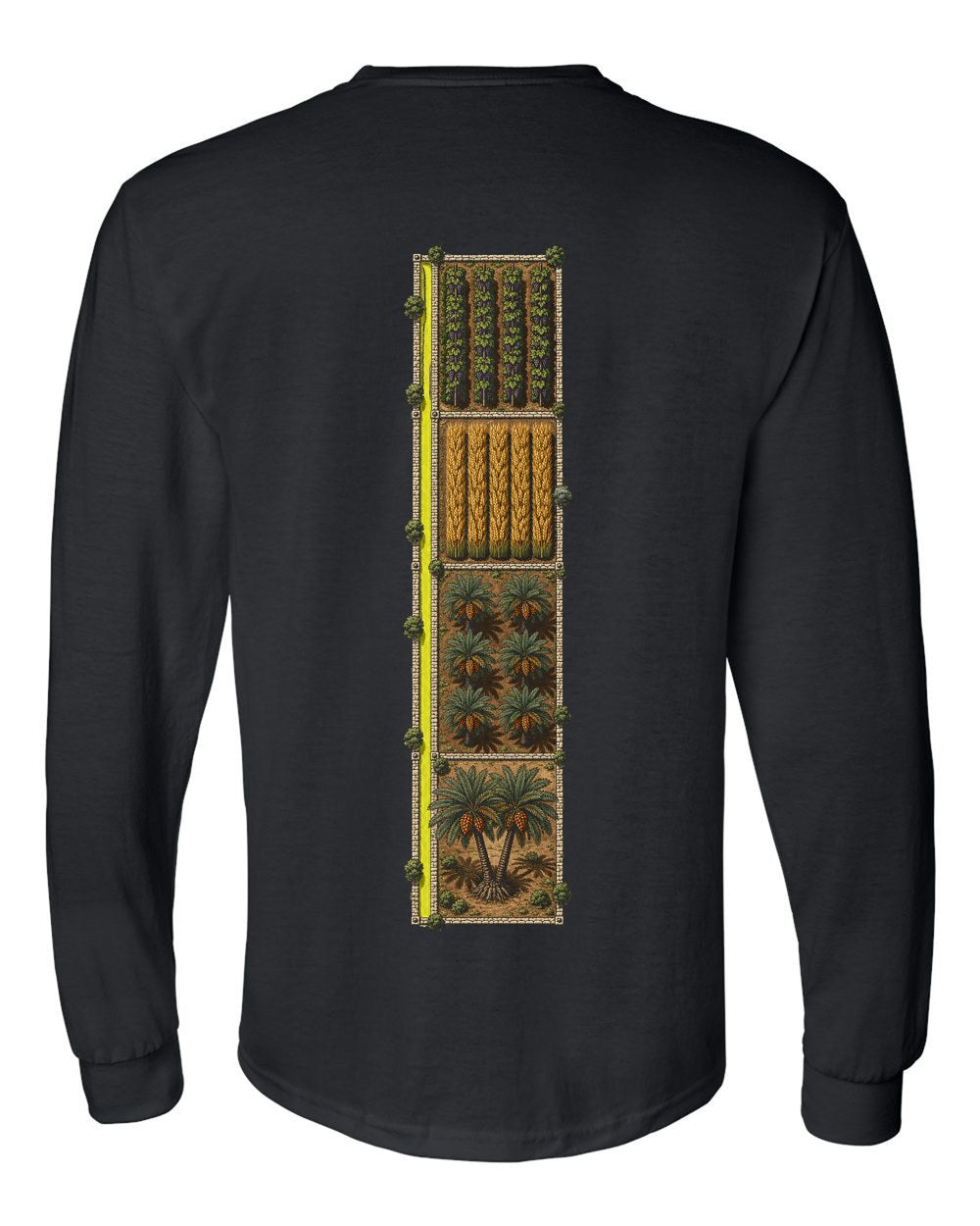 Neighbouring Plots 13:4 Ayat Tee Long Sleeve Black back