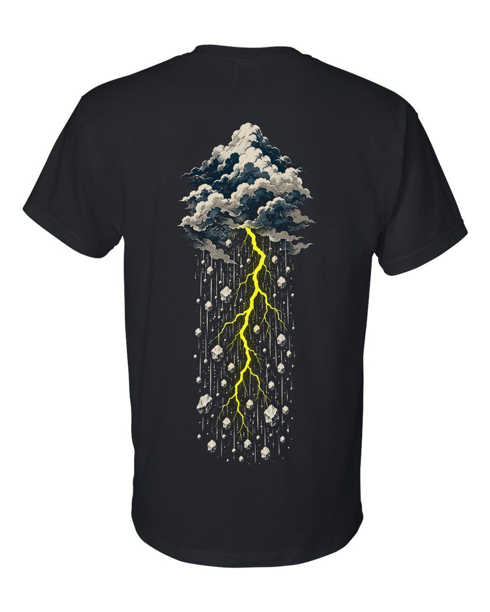 Mountains of Cloud 24:43 Ayat Tee T-Shirt Black back