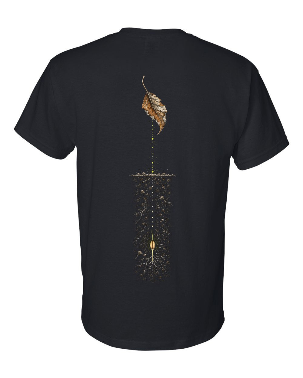 The Grain in the Dark 6:59 Ayat Tee T-Shirt Black back