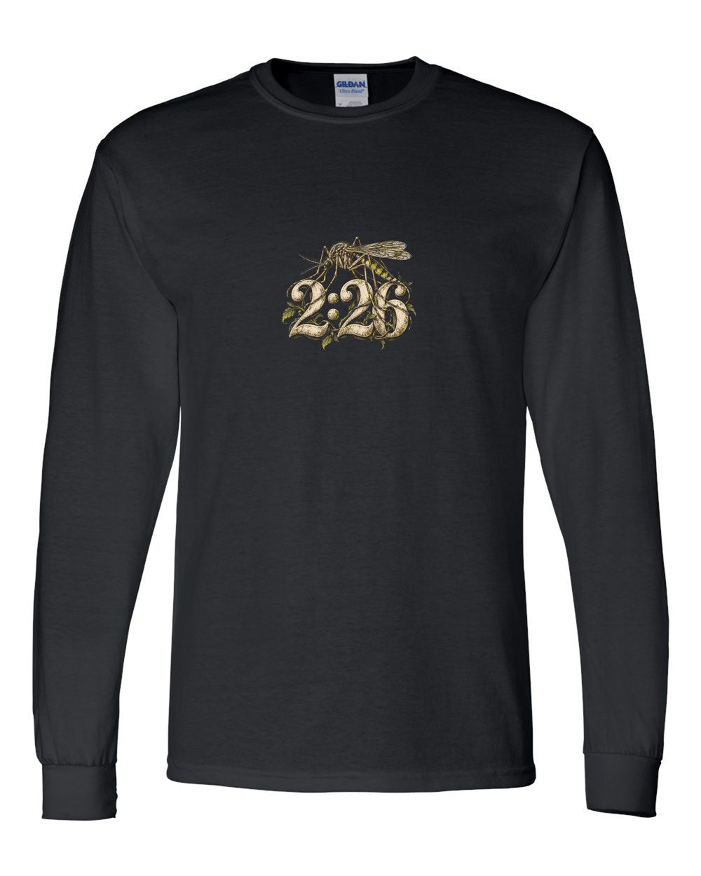 Even a Mosquito 2:26 Ayat Tee Long Sleeve Black front