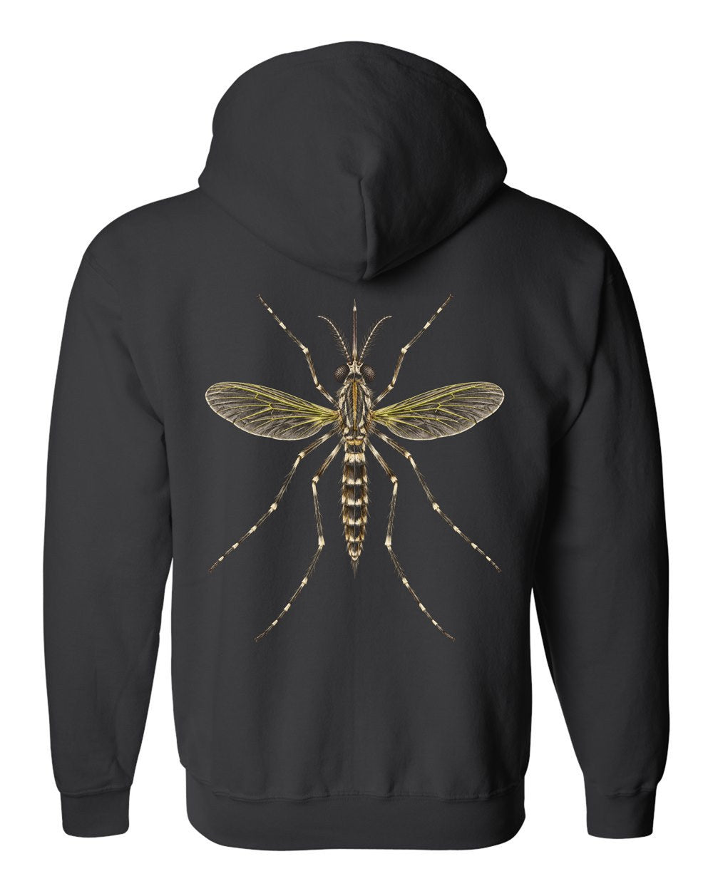 Even a Mosquito 2:26 Ayat Tee Zip Hoodie Black back
