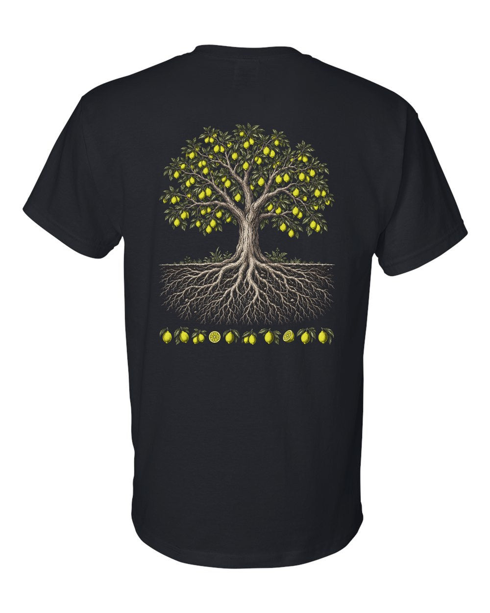 The Good Tree 14:24–25 Ayat Tee T-Shirt Black back