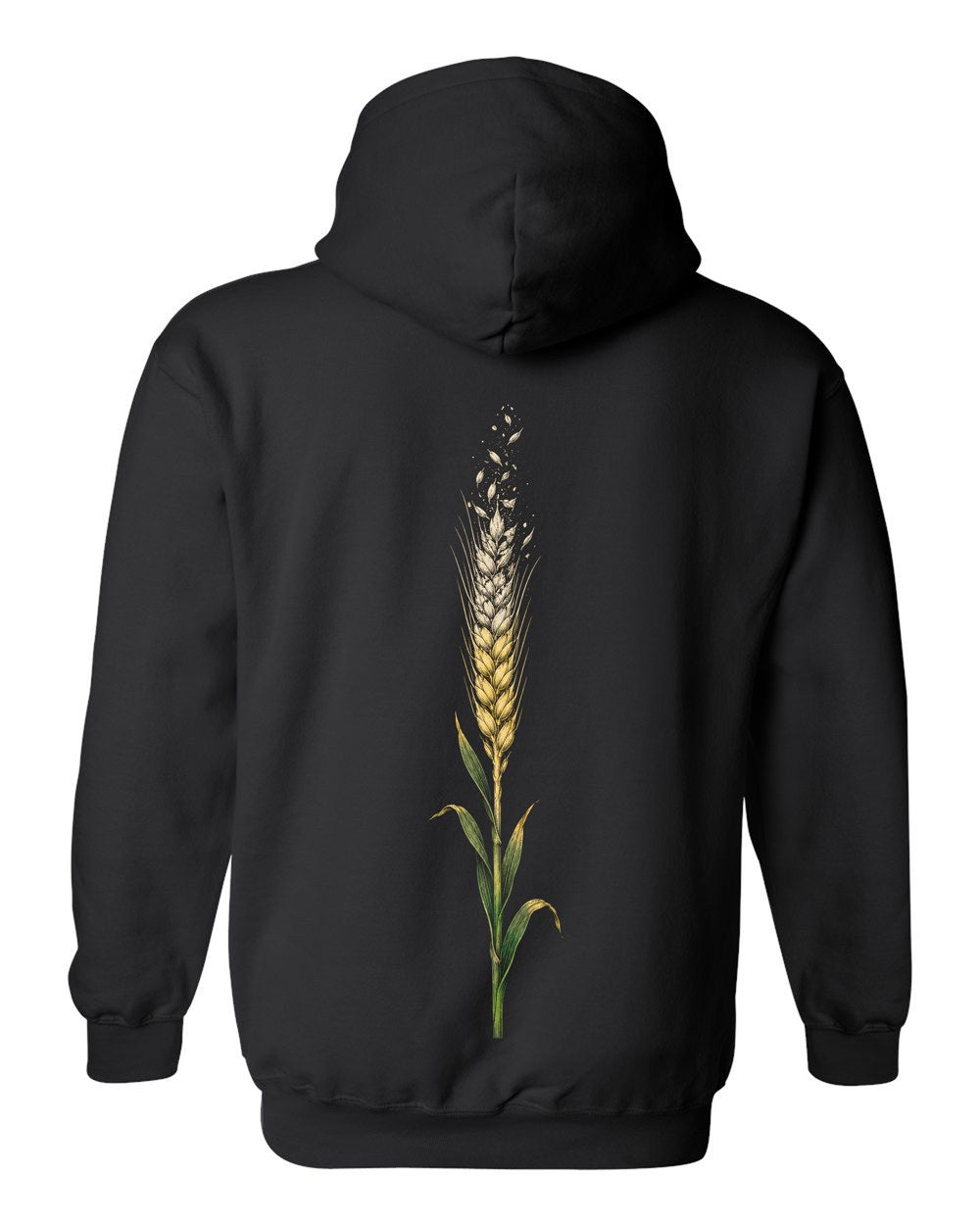 The Passing Harvest 57:20 Ayat Tee Pull Over Hoodie Black back