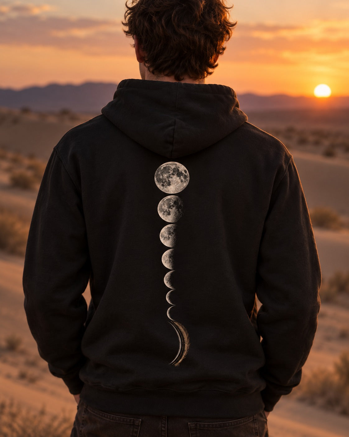 Old Date Stalk 36:39 Ayat Tee Pull Over Hoodie Black worn hero