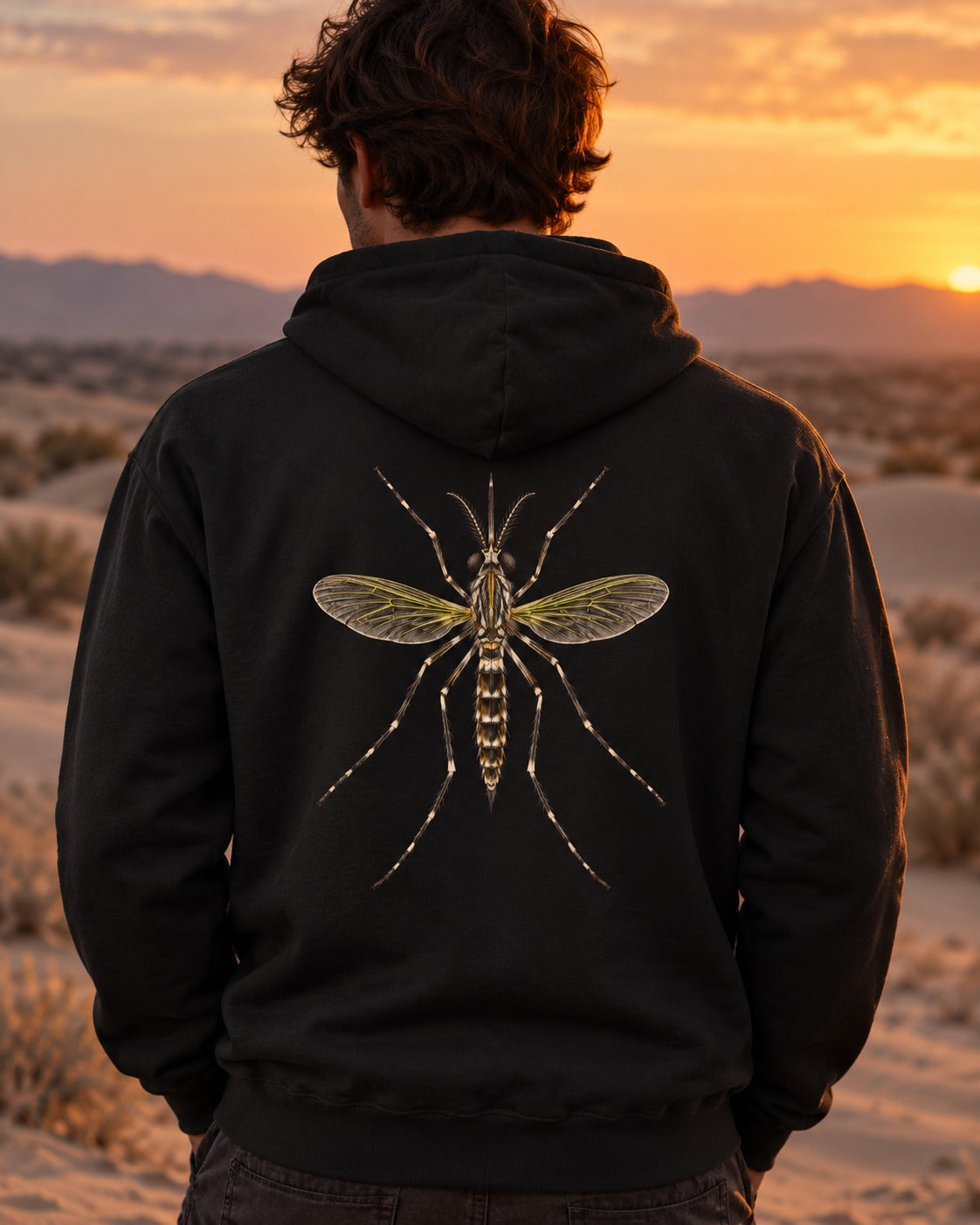 Even a Mosquito 2:26 Ayat Tee Pull Over Hoodie Black worn hero
